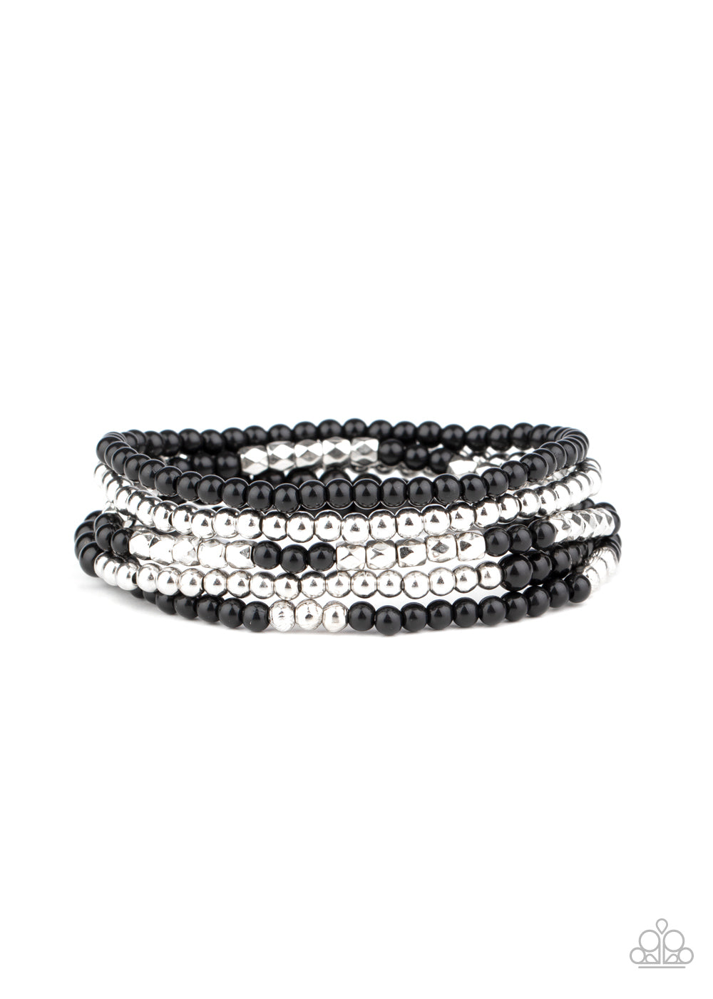 Stacked Showcase - Black bracelet 888