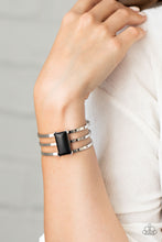 Load image into Gallery viewer, Rural Recreation - Black cuff bracelet 984
