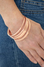 Load image into Gallery viewer, Ensnared - copper bracelet 595
