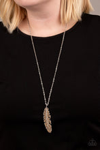 Load image into Gallery viewer, Soaring High - Brown necklace 930
