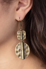 Load image into Gallery viewer, Lure Allure - brass earring 833
