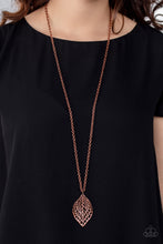 Load image into Gallery viewer, Just Be-LEAF - Copper NECKLACE 1525
