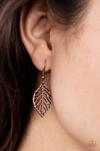 Load image into Gallery viewer, Just Be-LEAF - Copper NECKLACE 1525
