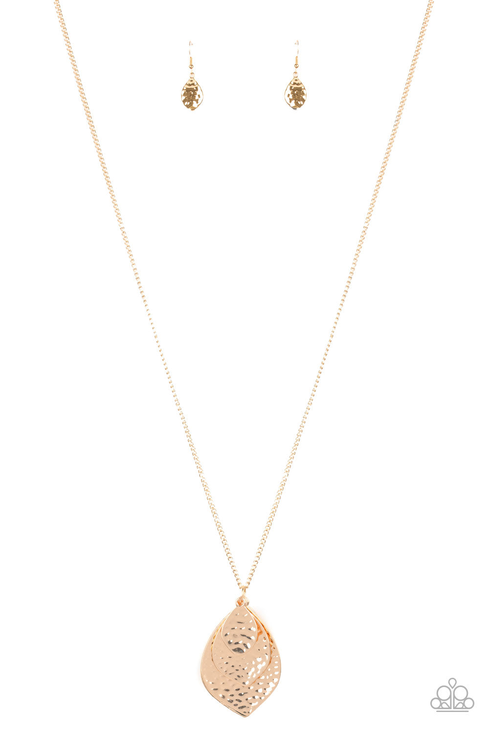 Changing Leaves - Gold necklace 833