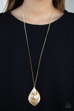 Load image into Gallery viewer, Changing Leaves - Gold necklace 833
