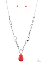 Load image into Gallery viewer, Recycled Refinement - Red necklace 991
