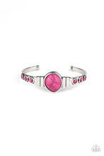 Load image into Gallery viewer, Spirit Guide - Pink cuff bracelet 1647
