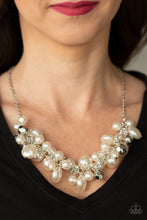 Load image into Gallery viewer, Battle of the Bombshells - White necklace 1519
