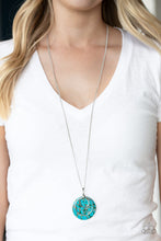 Load image into Gallery viewer, Sahara Equinox - Blue necklace 894
