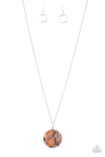 Load image into Gallery viewer, Sahara Equinox - Orange necklace 1638
