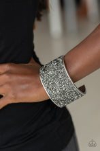 Load image into Gallery viewer, Stellar Radiance - Silver cuff bracelet E071
