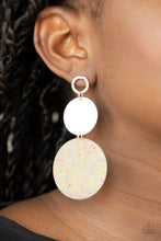 Load image into Gallery viewer, Beach Day Glow - Yellow post earring 1527
