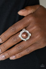 Load image into Gallery viewer, Ornamental Opulence - Brown ring 1583
