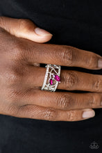 Load image into Gallery viewer, Tilted Twinkle - Pink ring F035
