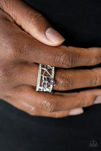 Load image into Gallery viewer, Tilted Twinkle - Purple ring 981
