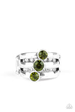 Load image into Gallery viewer, Triple The Twinkle - Green ring 967
