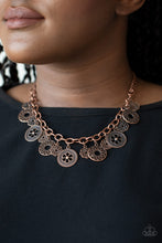 Load image into Gallery viewer, Meadow Masquerade - Copper necklace 1591
