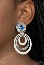 Load image into Gallery viewer, Bare Your Soul - Blue clip-on earring 958
