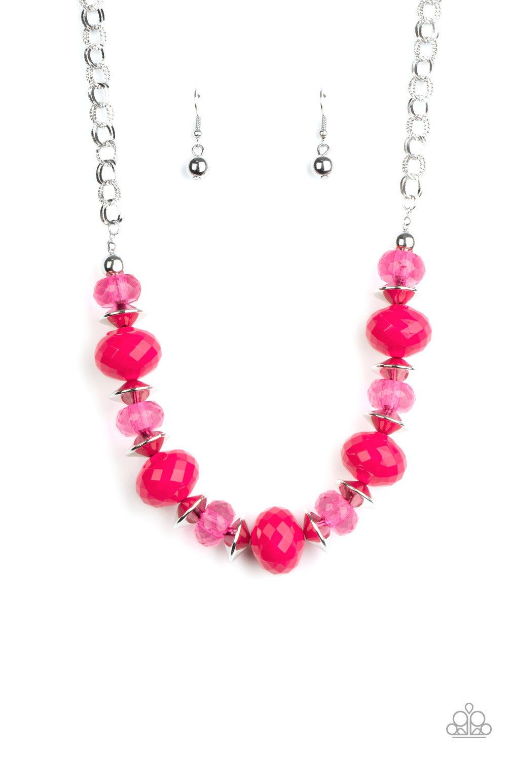 Hollywood Gossip - pink necklace 869