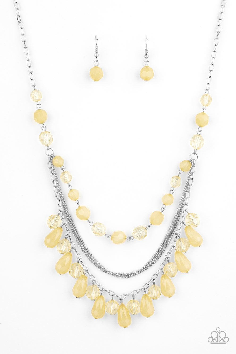 Awe-Inspiring Iridescence - Yellow necklace 868