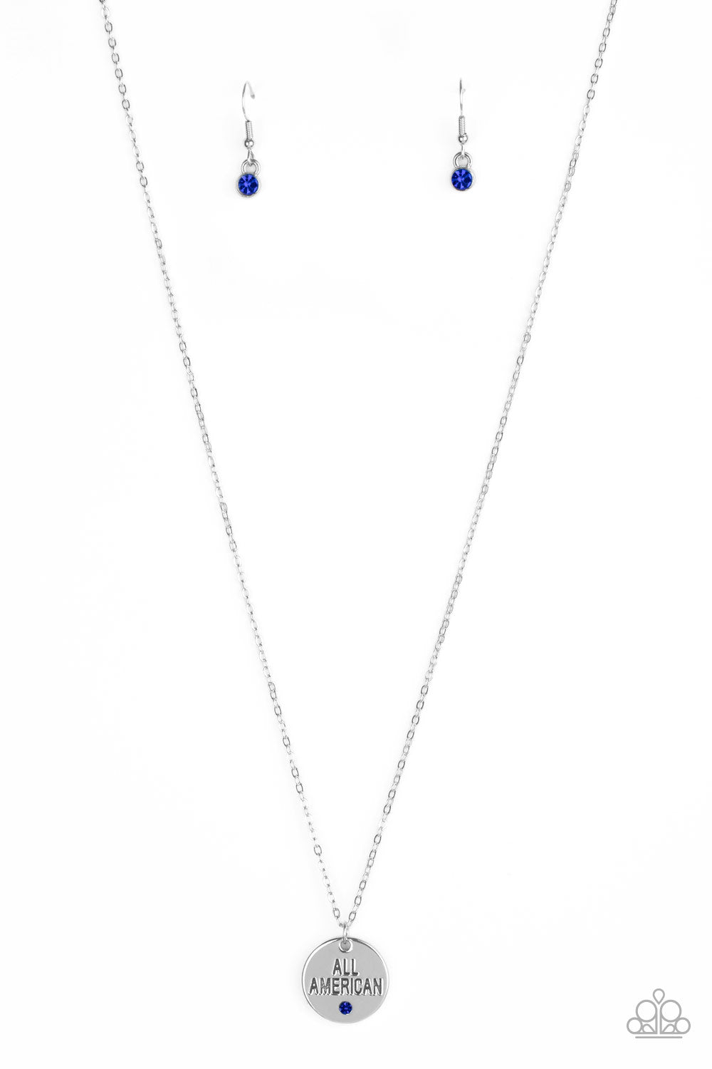 All American, All The Time - Blue necklace 649