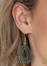 Load image into Gallery viewer, Castle Collection - Green earring 1551
