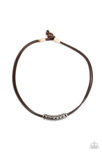 Load image into Gallery viewer, Ocean Rules - Brown urban necklace 944
