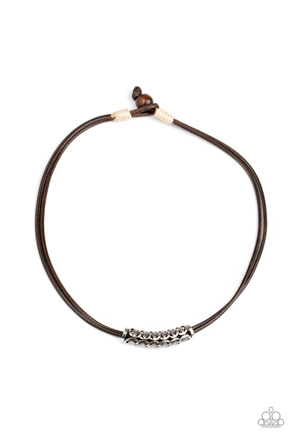 Ocean Rules - Brown urban necklace 944