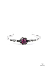 Load image into Gallery viewer, PIECE of Mind - Purple cuff bracelet F022
