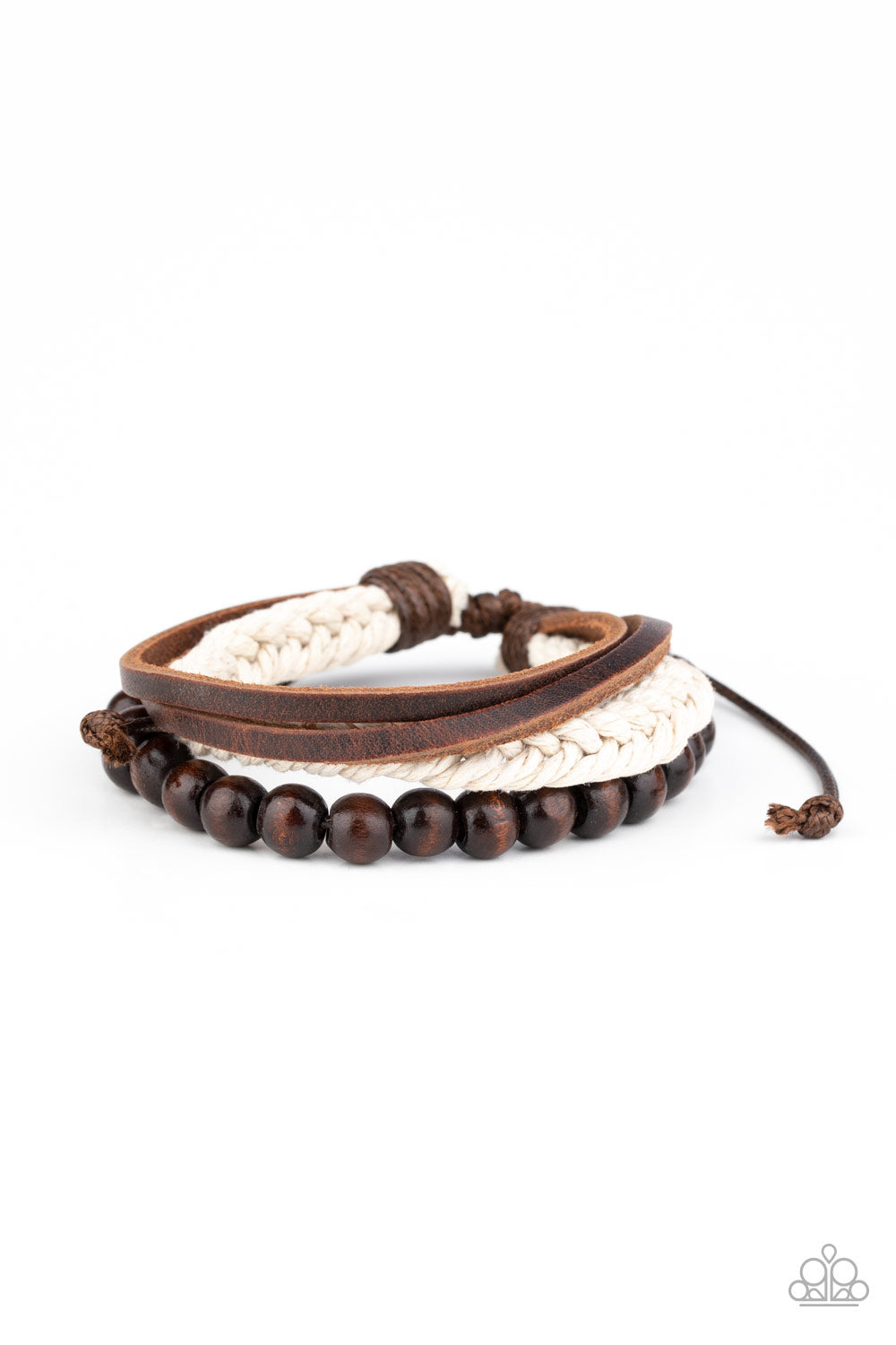 Wildly Wrangler - Brown urban bracelet 938