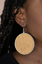 Load image into Gallery viewer, Wonderfully Woven - Brown earring 1505
