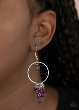 Load image into Gallery viewer, Where The Sky Touches The Sea - Purple earring F054
