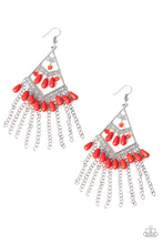 Load image into Gallery viewer, Trending Transcendence - red earring F028
