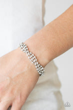 Load image into Gallery viewer, Twists and Turns - White bracelet 982
