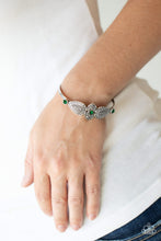 Load image into Gallery viewer, Flourishing Fashion - Green bracelet E094
