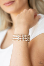 Load image into Gallery viewer, Stacked To The Top - Brown bracelet F069

