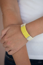Load image into Gallery viewer, Hot Cross BUNGEE - Yellow urban bracelet 1676

