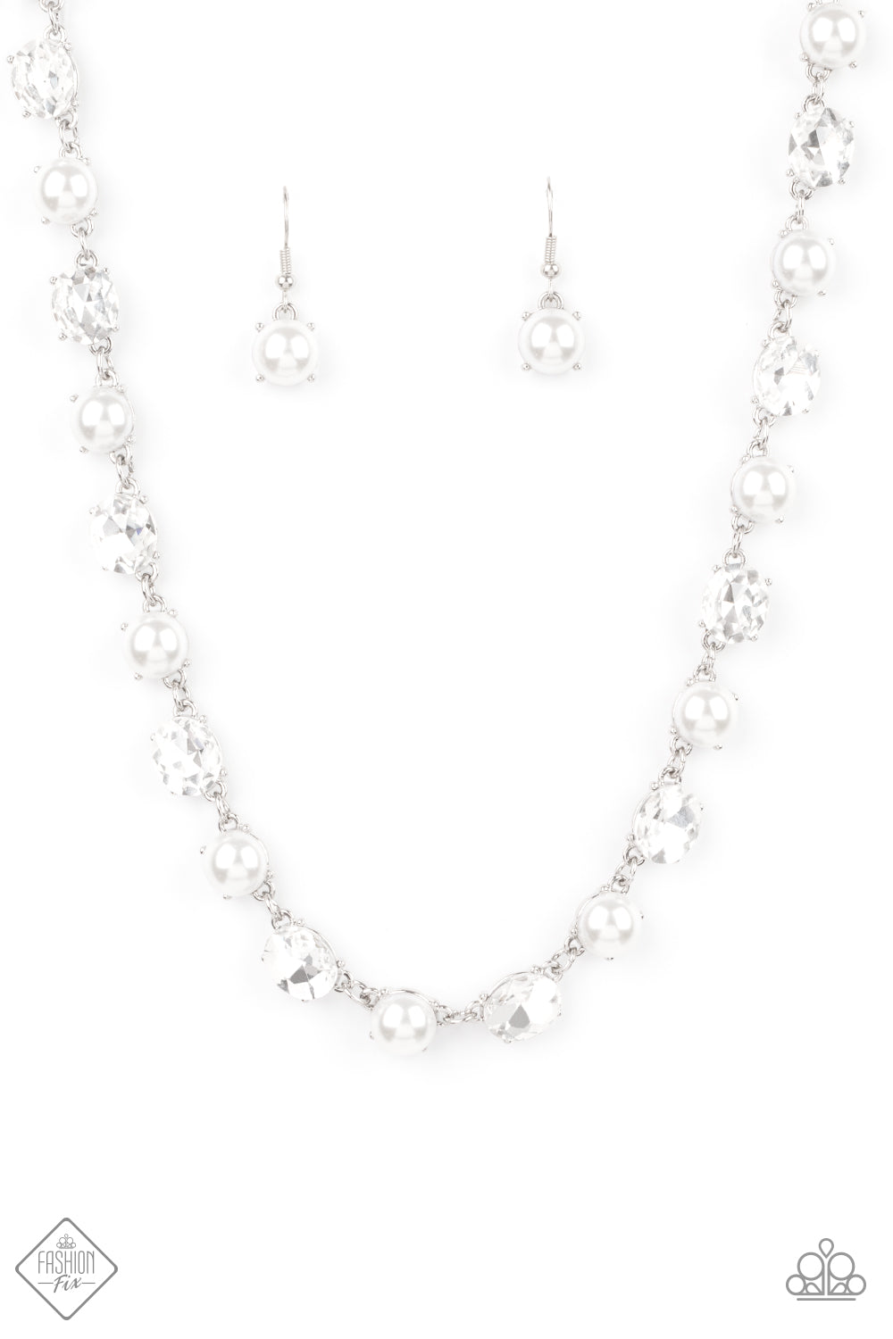 Go-Getter Gleam - White necklace  896