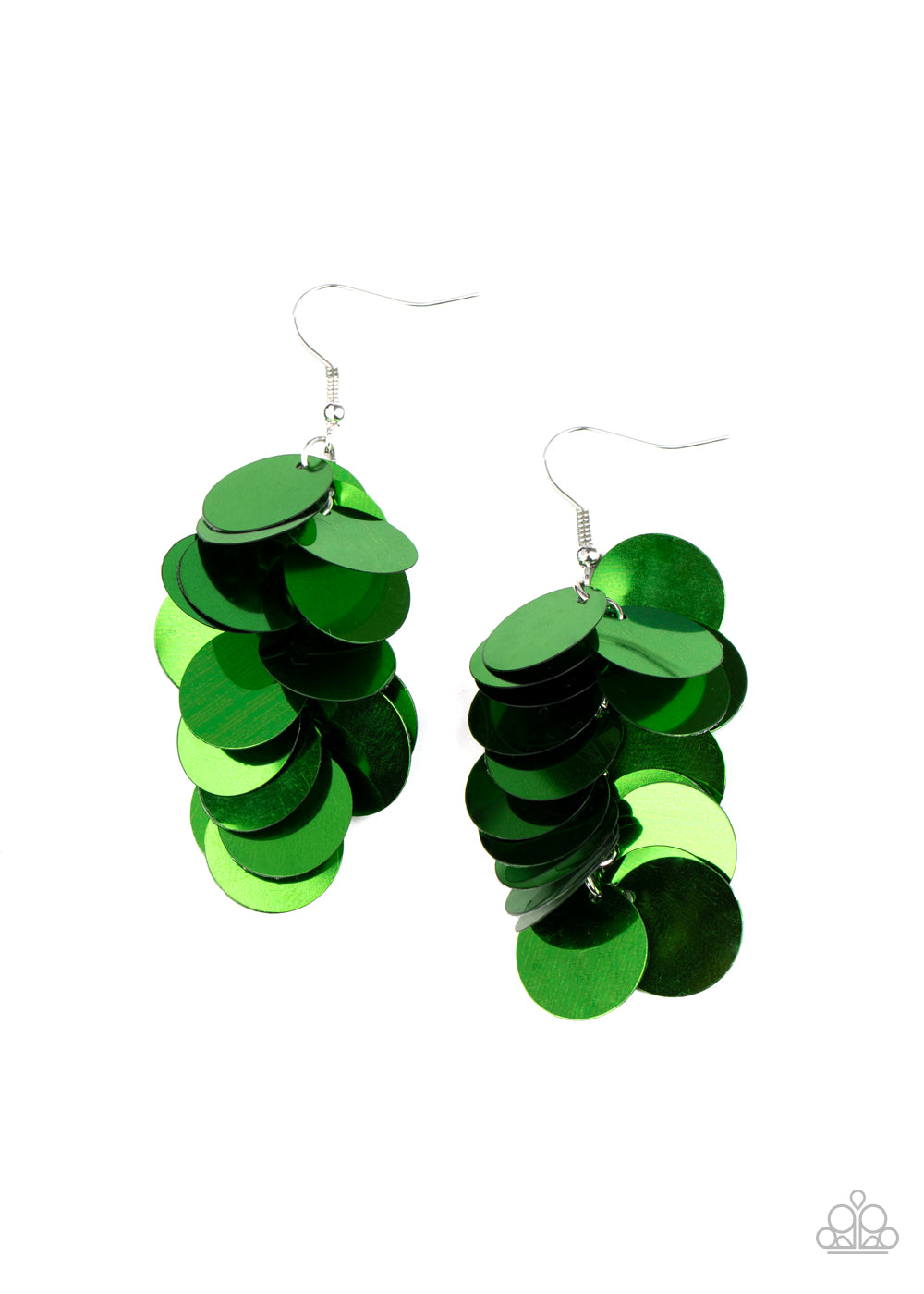 Now You SEQUIN It - Green earring 1912