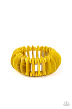 Load image into Gallery viewer, Tropical Tiki Bar - Yellow bracelet 840
