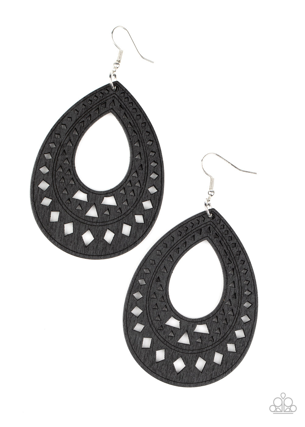 Belize Beauty - Black earring 1670