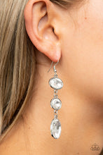 Load image into Gallery viewer, The GLOW Must Go On! - White earring 1576
