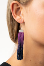 Load image into Gallery viewer, Dual Immersion - Purple earring 1839
