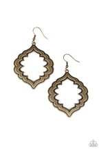 Load image into Gallery viewer, Taj Mahal Majesty - Brass earring 1644
