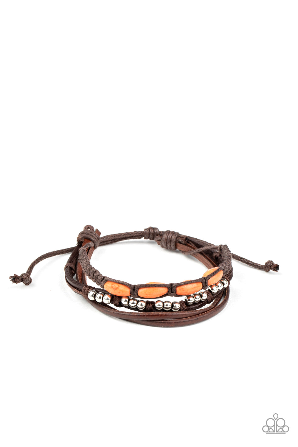My Beach House is Your Beach House - Orange urban bracelet 1628