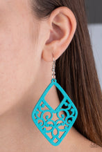 Load image into Gallery viewer, VINE For The Taking - Blue earring F044
