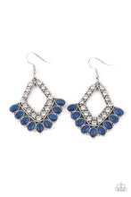 Load image into Gallery viewer, Just BEAM Happy - Blue earring 580
