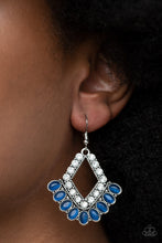 Load image into Gallery viewer, Just BEAM Happy - Blue earring 580
