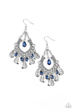Load image into Gallery viewer, Musical Gardens - Blue earring 1535
