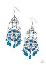 Load image into Gallery viewer, Glass Slipper Glamour - Blue earring 1606
